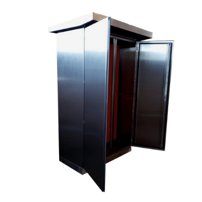 PAINEL INOX IP65 TETO PROTETOR PIC65TP Porta Bipartida 4